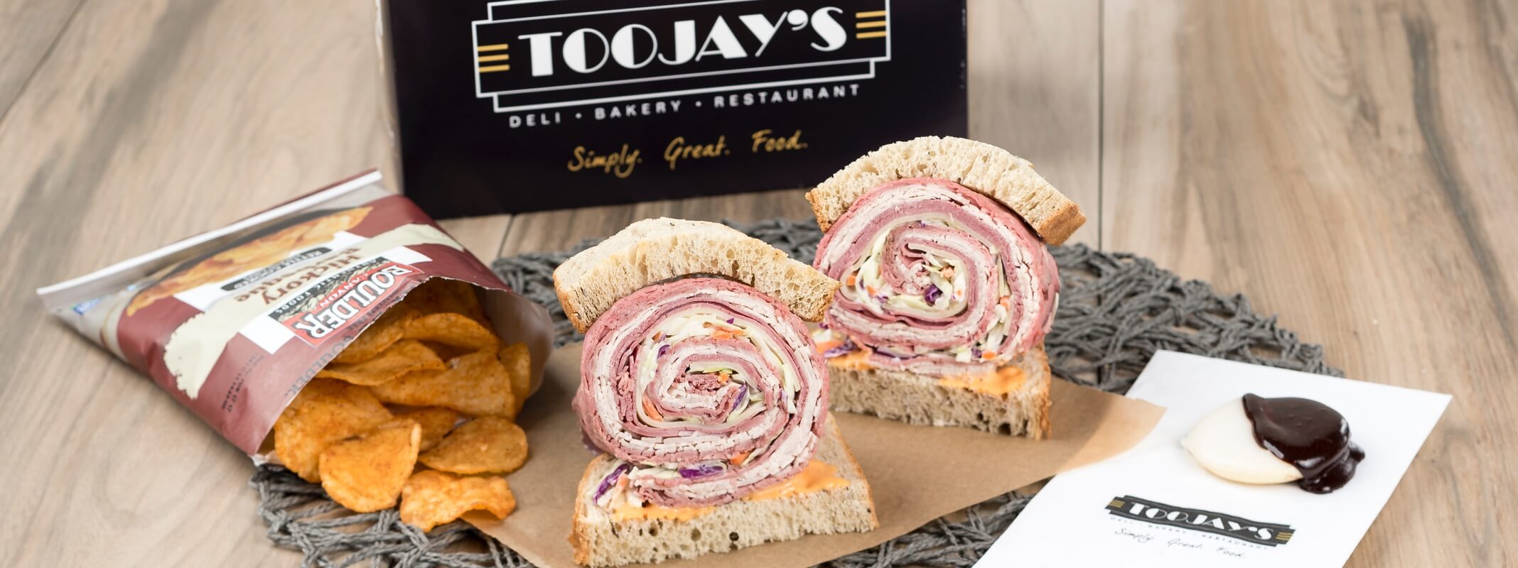 Catering Boxed Lunch with sandwich, chips, and a cookie