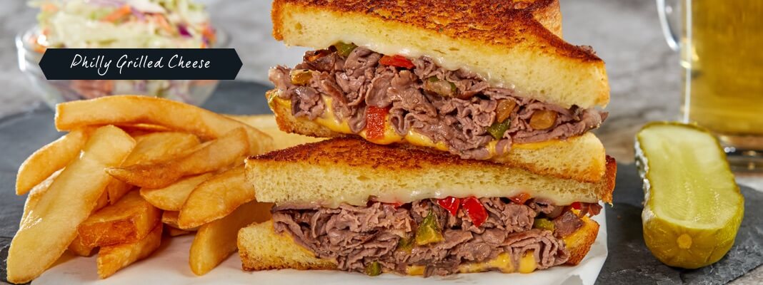 Philly Grilled Cheese Sandwich
