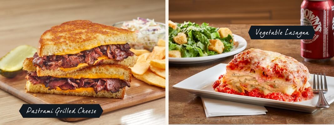 Pastrami Grilled Cheese and Vegetable Lasagna