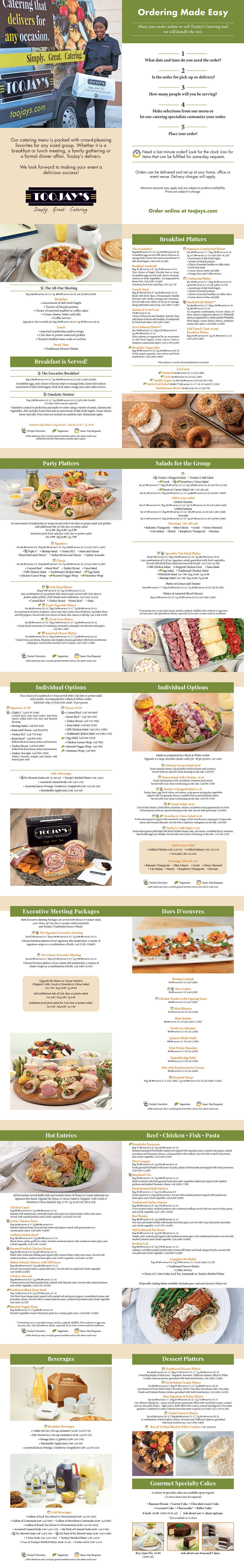 Catering Menu