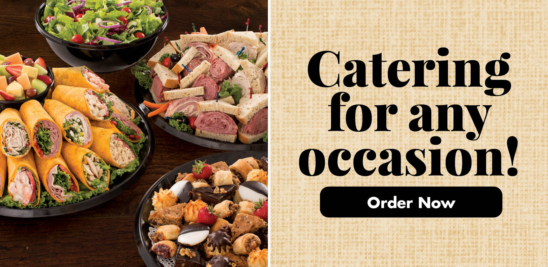 Catering for any occasion! Click to order now!