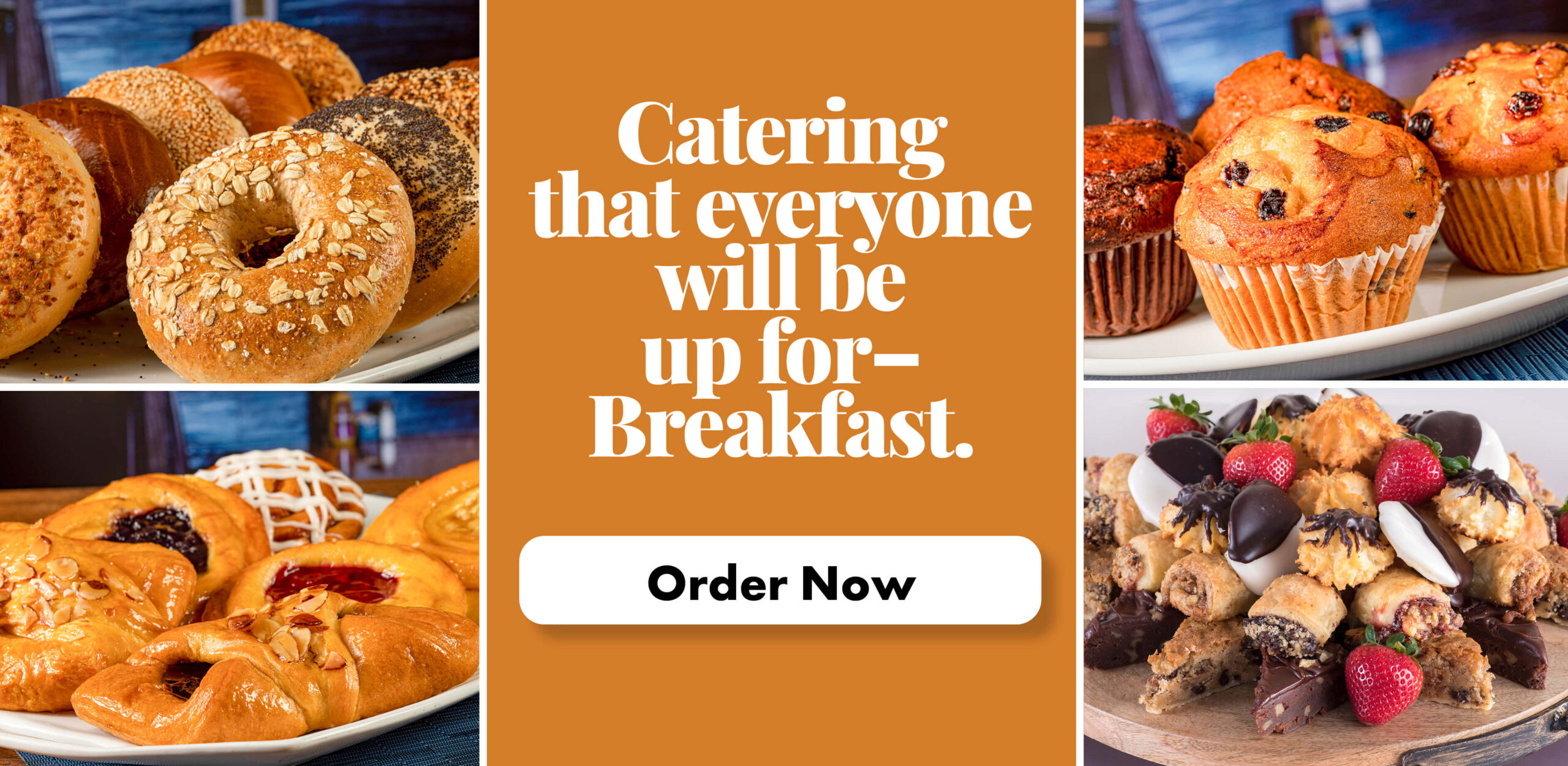 Catering that everyone will be up for--Breakfast. Click for details.