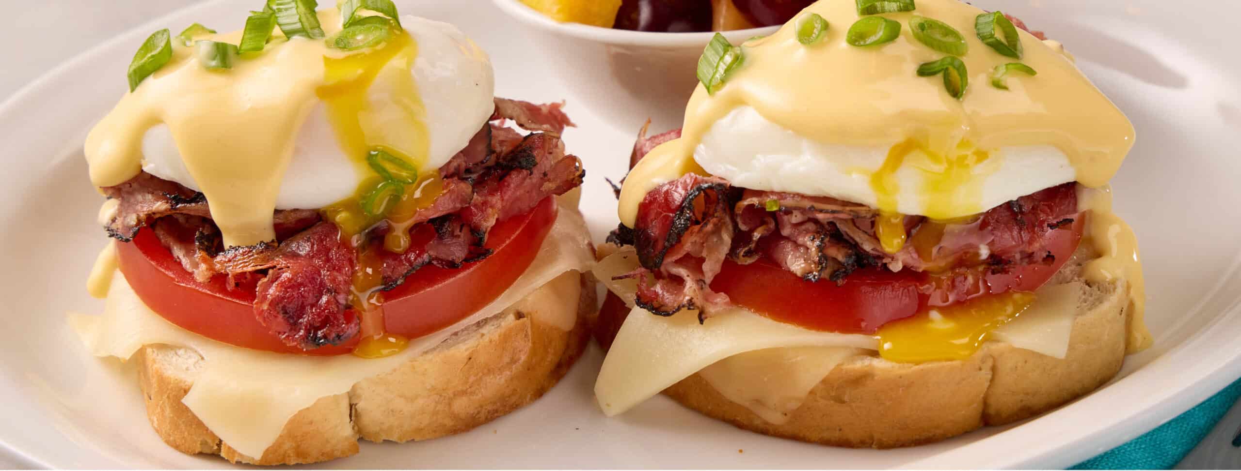 A photo of TooJay's Pastrami Benedict