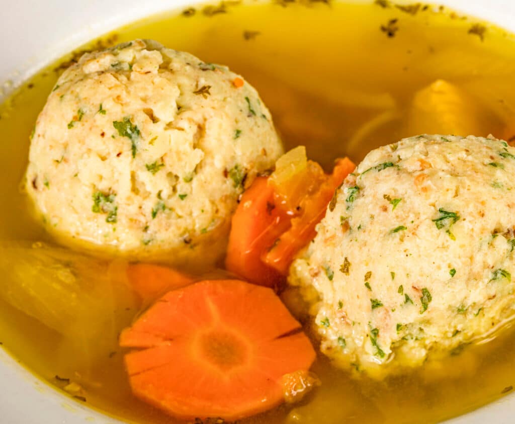 A photo of Toojay's Matzo Ball Soup