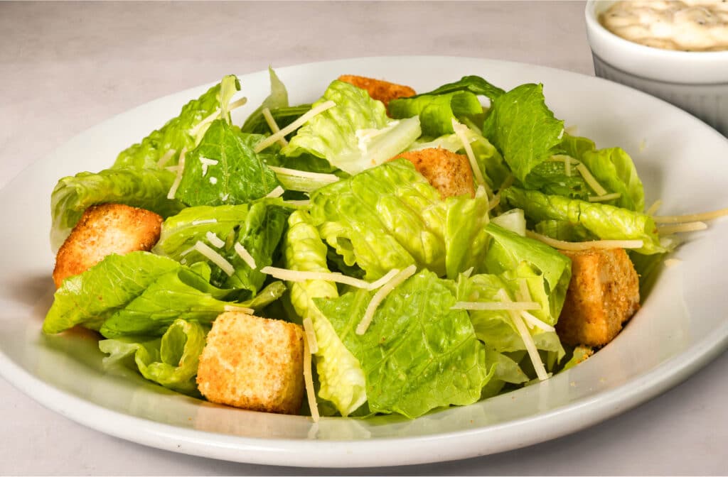 A photo of TooJay's small caesar salad