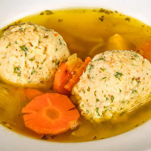 Matzoh Ball Soup - Appetizers