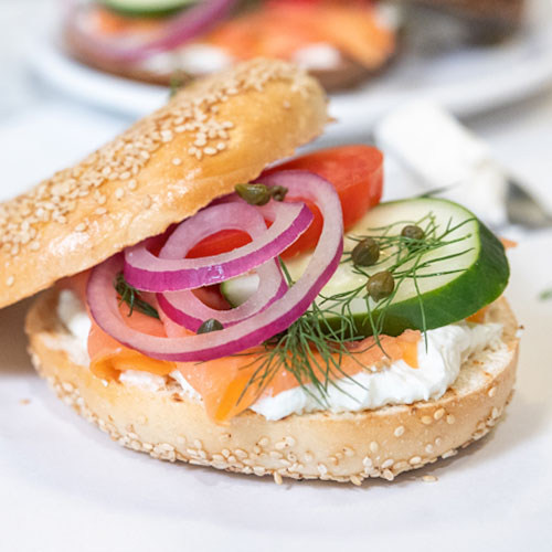 Nova on Bagel Breakfast Sandwich - Breakfast and Brunch Menu