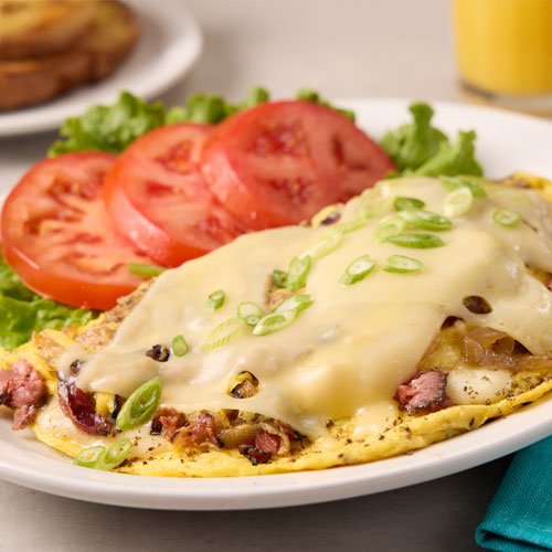Pastrami Omelett - Eggs and Omelettes