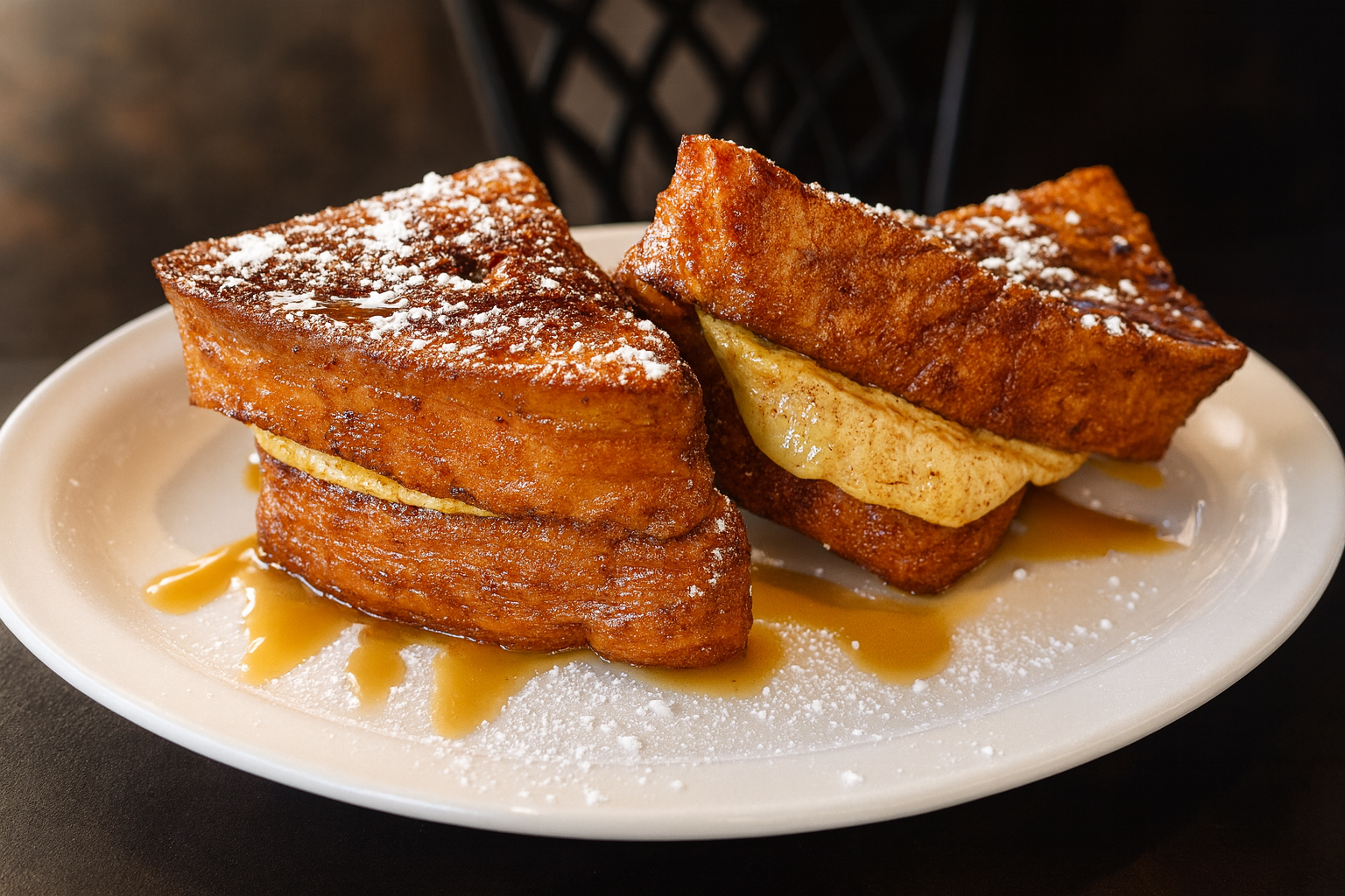 Pumpkin Stuffed French Toast