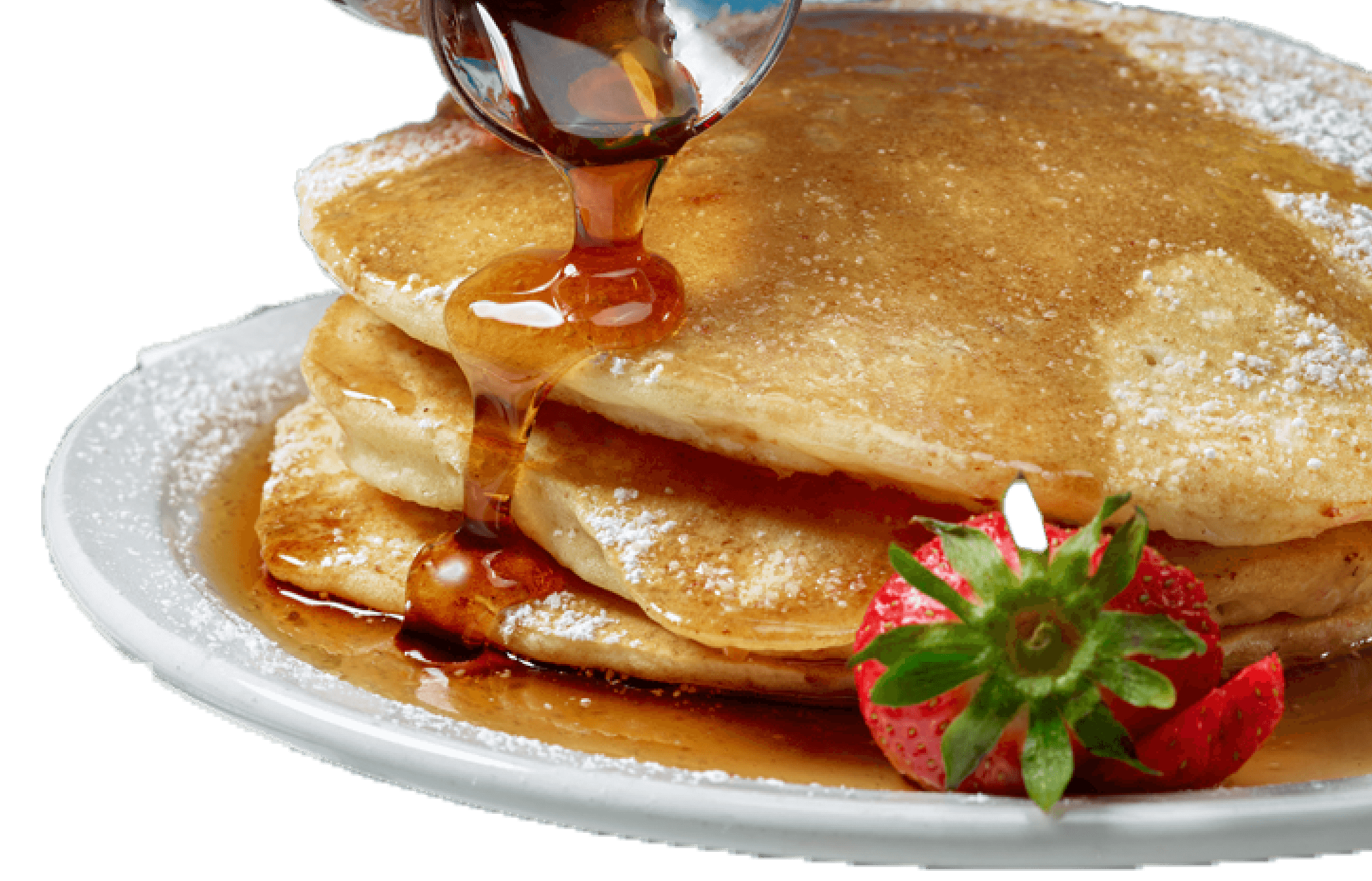 Pancakes and syrup