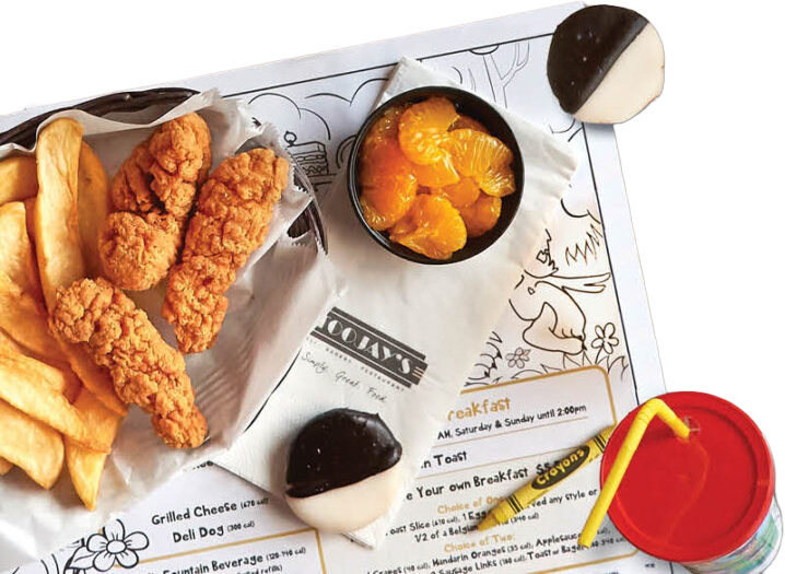 kids tenders meal